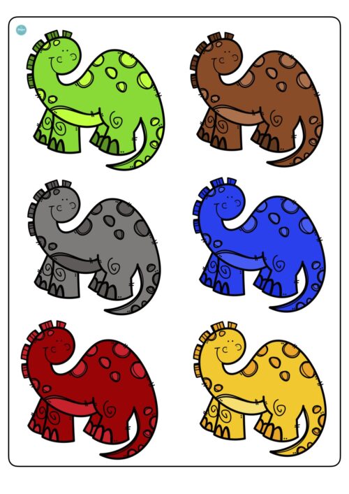 Abbina i dinosauri